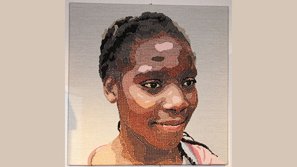 Ausstellung  BildWebKunst  von Uta Bollmeyer
